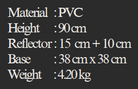 YEW AIK Traffic Cone PVC Height 90cm 38x38cm (YEW AIK Tools) - Yew Aik (S) Pte Ltd
