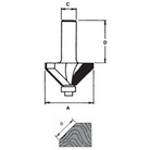 YEW AIK Tungsten Carbide 45 Chamfer Bit (YEW AIK Tools) - Premium Tungsten Carbide 45 Chamfer Bit from YEW AIK - Shop now at Yew Aik.