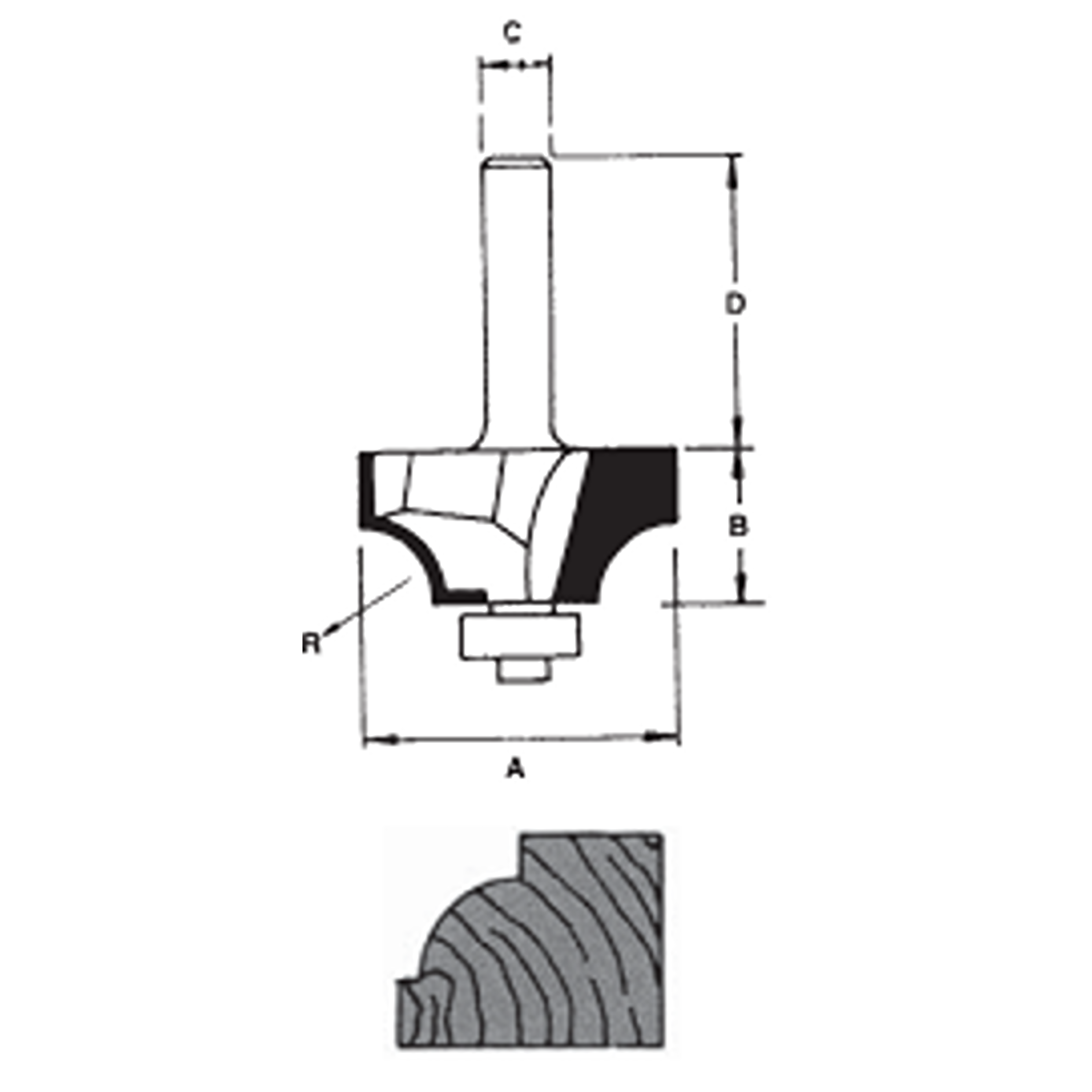 YEW AIK Tungsten Carbide Beading Bit (YEW AIK Tools) - Premium Tungsten Carbide Beading Bit from YEW AIK - Shop now at Yew Aik.