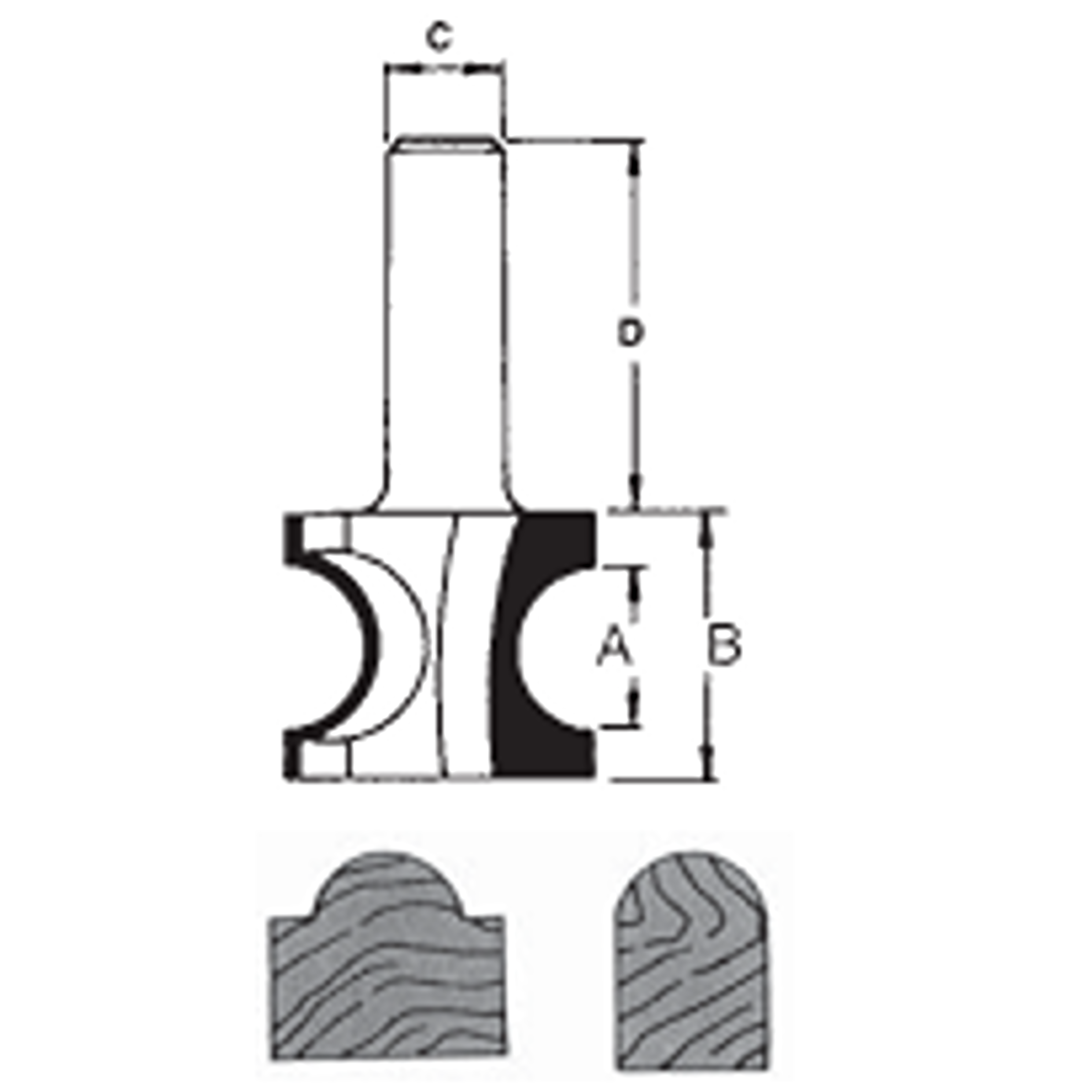 YEW AIK Tungsten Carbide Half Round Bit (YEW AIK Tools) - Premium Tungsten Carbide Half Round Bit from YEW AIK - Shop now at Yew Aik.