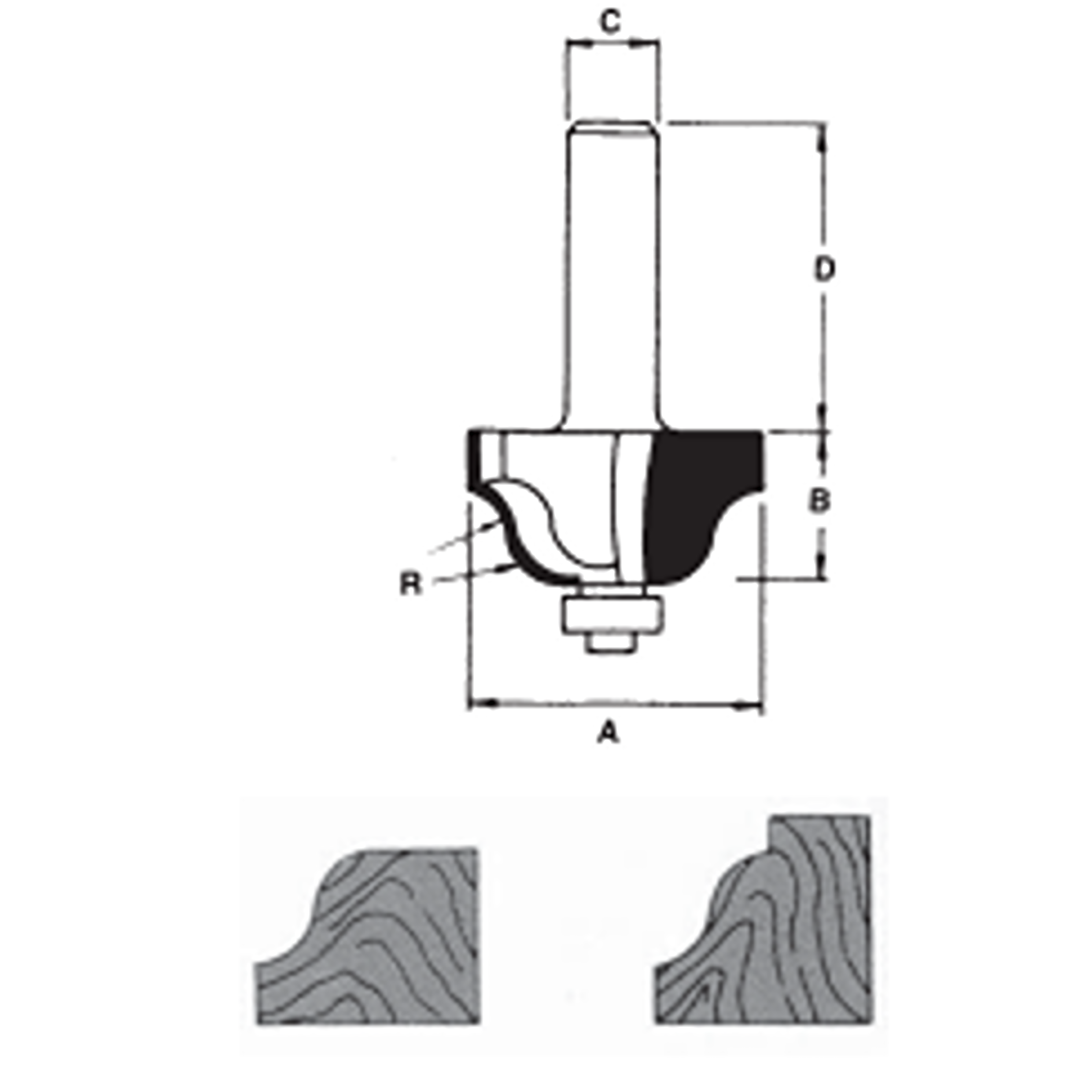 YEW AIK Tungsten Carbide Roman Ogee Bit (YEW AIK Tools) - Premium Tungsten Carbide Roman Ogee Bit from YEW AIK - Shop now at Yew Aik.