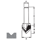 YEW AIK Tungsten Carbide “V” Grooving Bit (YEW AIK Tools) - Premium Tungsten Carbide “V” Grooving Bit from YEW AIK - Shop now at Yew Aik.