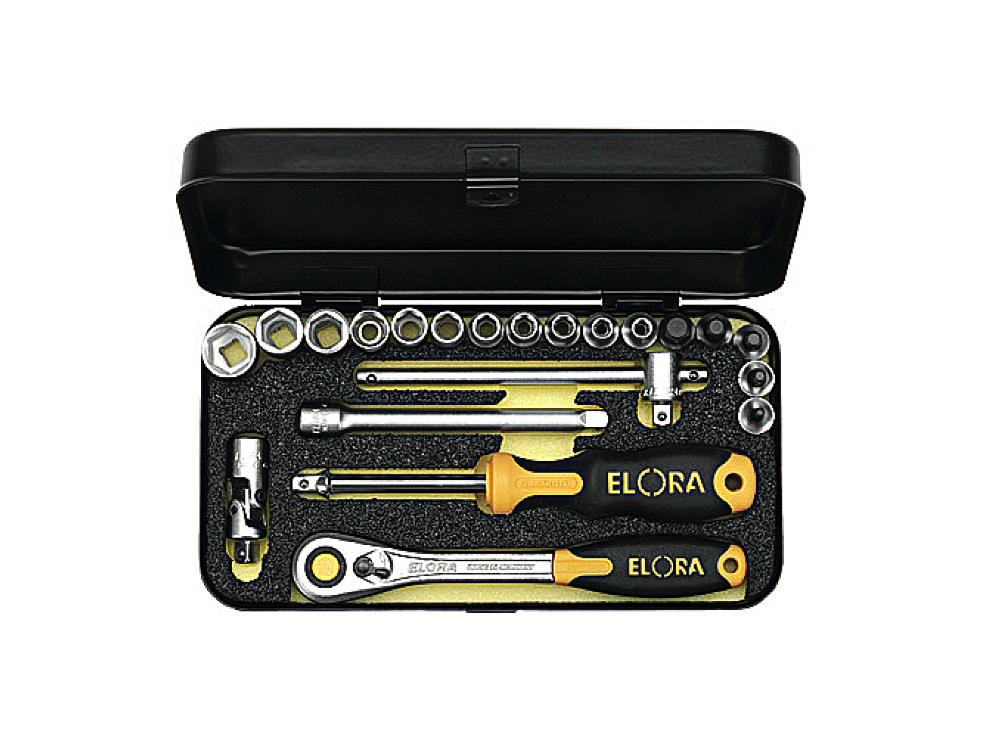 ELORA 1400-IAU Socket Set 1/4" (ELORA Tools) - Premium Socket from ELORA - Shop now at Yew Aik.