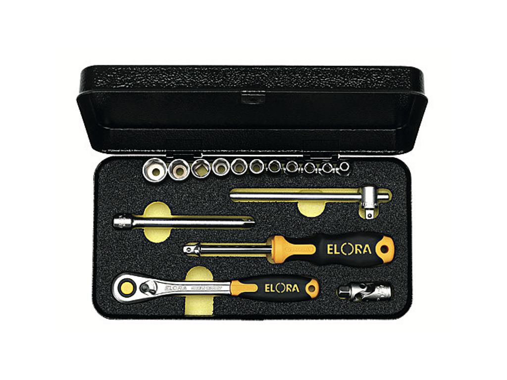 ELORA 1430-AU Socket Set 1/4" (ELORA Tools) - Premium Socket from ELORA - Shop now at Yew Aik.