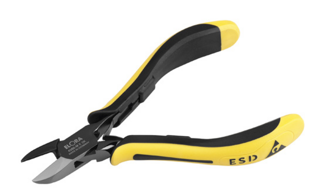 ELORA 4560 Electronic Side Cutter Esd (ELORA Tools) - Premium ESD-Pliers And Diagonal Cutters from ELORA - Shop now at Yew Aik.