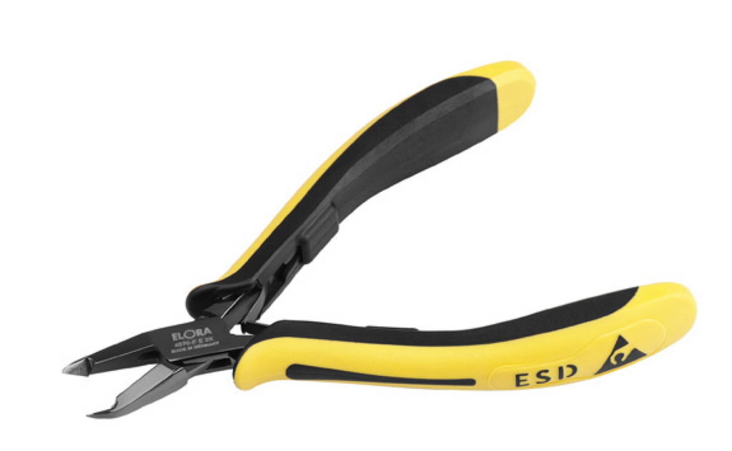 ELORA 4570 Tools Electronic Oblique Tip Cutter Esd (ELORA Tools) - Premium ESD-Pliers And Diagonal Cutters from ELORA - Shop now at Yew Aik.
