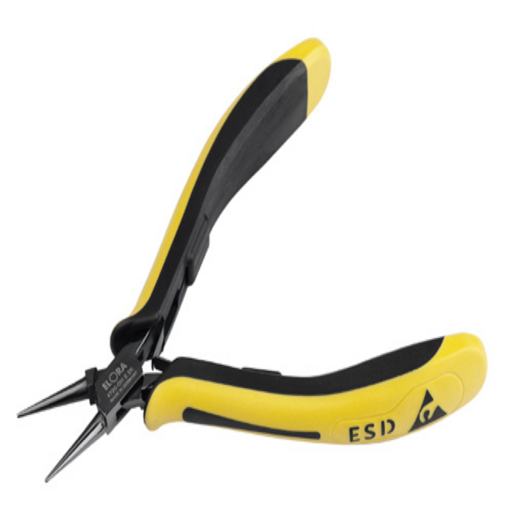 ELORA 4720 Electronic Round Nose Plier Esd (ELORA Tools) - Premium ESD-Pliers And Diagonal Cutters from ELORA - Shop now at Yew Aik.