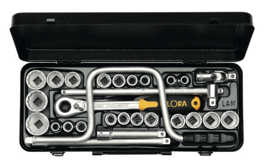 ELORA 770-LAMU Socket Set 1/2" (ELORA Tools) - Premium Socket Assortments 1/2" from ELORA - Shop now at Yew Aik.