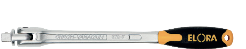 ELORA 870-7 Flexible Handle 3/8" (ELORA Tools) - Premium Socket Assortments 3/8" from ELORA - Shop now at Yew Aik.