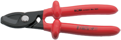 ELORA 985 VDE Cable Snip With Dip Insulation (ELORA Tools) - Premium VDE-Cable Tools from ELORA - Shop now at Yew Aik.