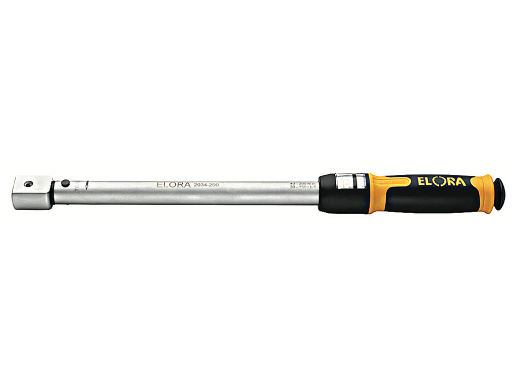 ELORA 2034 Torque Wrench With Rectangular Intake (ELORA Tools) - Premium CLICKING TORQUE WRENCHES AND INSERT TOOLS from ELORA - Shop now at Yew Aik (S) Pte Ltd