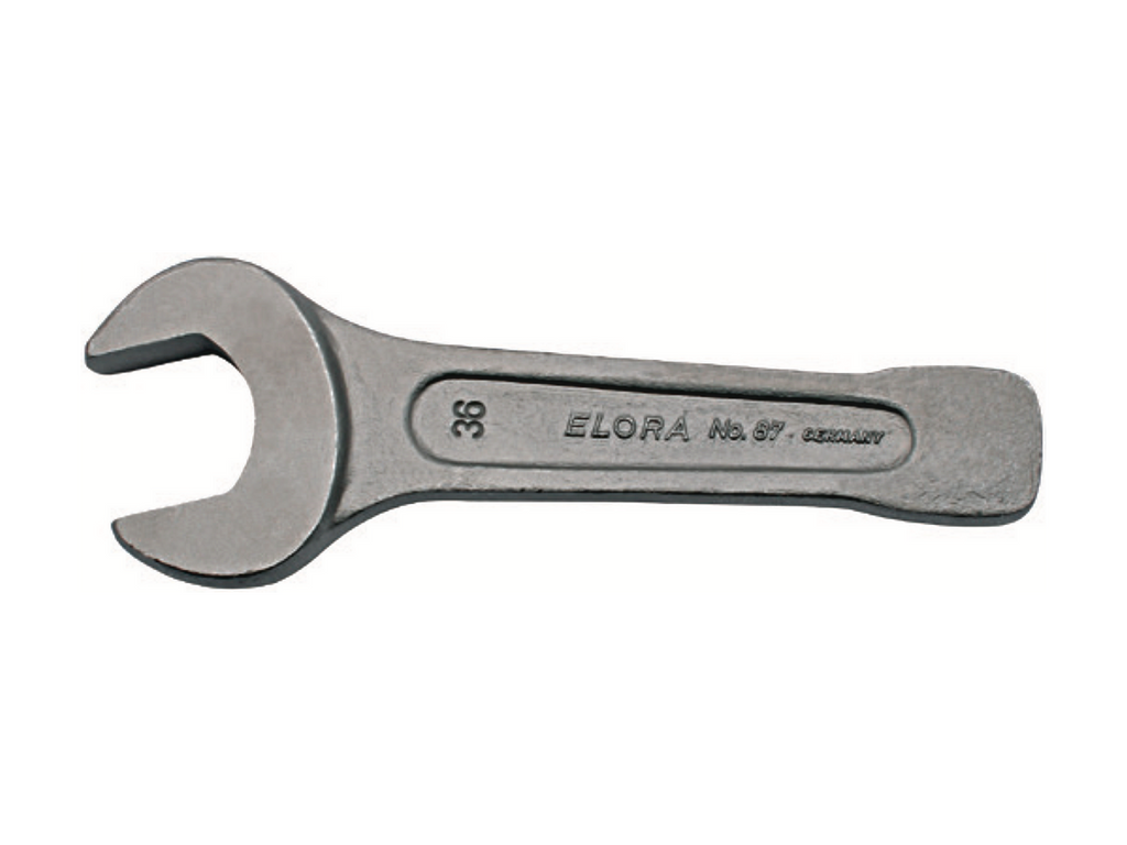 ELORA 87 Open End Slogging Spanner (ELORA Tools) - Premium Slogging And Construction Ring Spanners from ELORA - Shop now at Yew Aik.