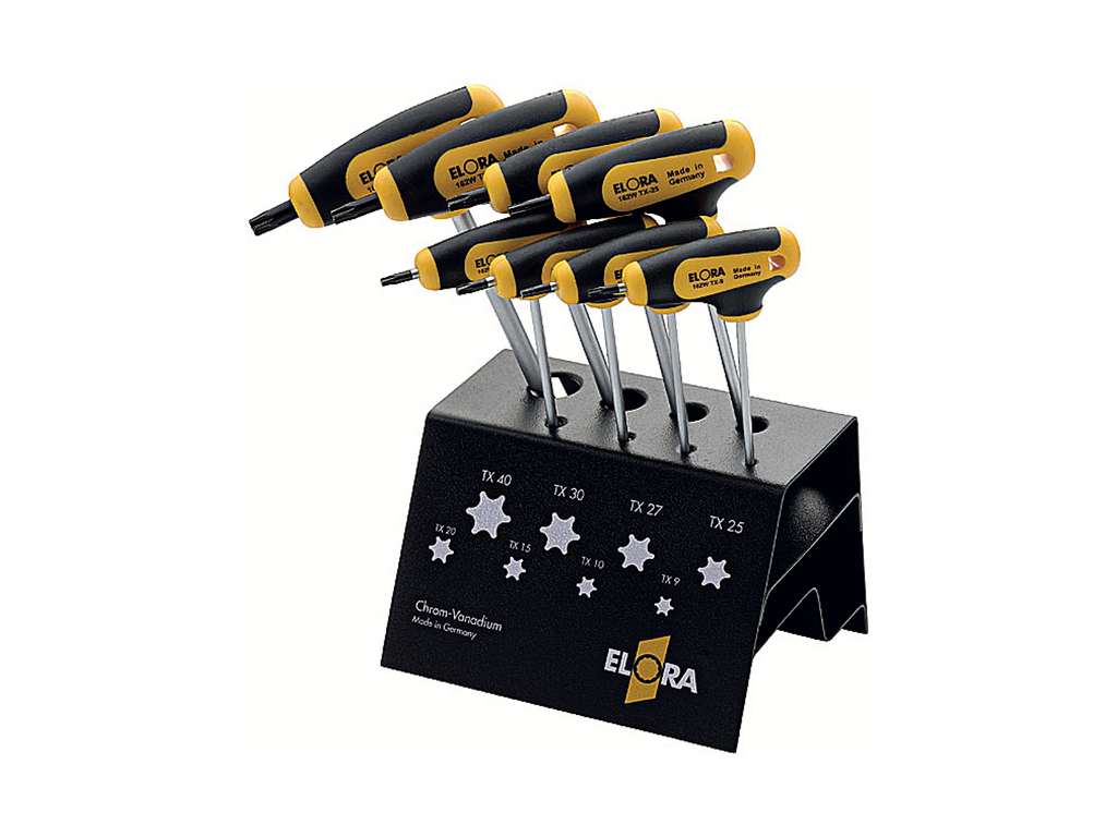 ELORA 162-SWTX Torx®-Key Set With T-Handle (ELORA Tools) - Premium Torx®-Keys from ELORA - Shop now at Yew Aik.