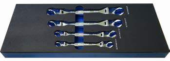 BLUE-POINT BPS31A Flex Flare Nut Wrench Set (BLUE-POINT) - Premium Modular Foam Kits from BLUE-POINT - Shop now at Yew Aik.