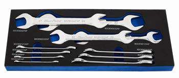 BLUE-POINT BPS1A Double Open End Wrench Set (BLUE-POINT) - Premium Modular Foam Kits from BLUE-POINT - Shop now at Yew Aik.
