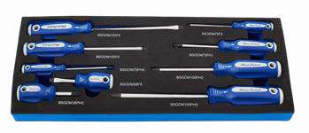 BLUE-POINT BPS9A Screwdrivers Set (BLUE-POINT) - Premium Modular Foam Kits from BLUE-POINT - Shop now at Yew Aik.